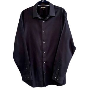 Banana Rep. black dress shirt. Textured material. Excellent condition!